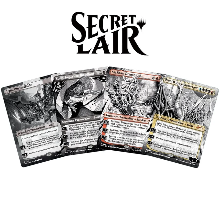 Magic the Gathering Secret Lair More Borderless Planeswalker Foil - English